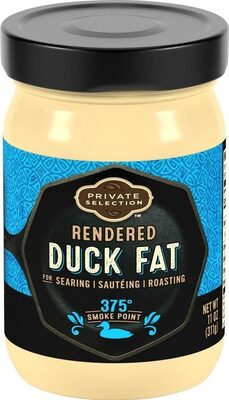Rendered duck fat front packaging