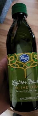 Lighter flavors olive oil front packaging