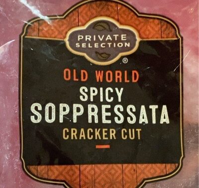 Spicy soppressata cracker cut