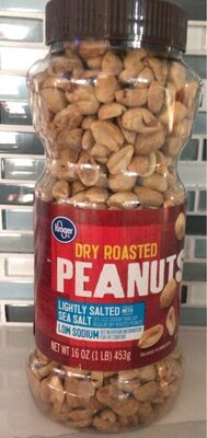 Kroger dry roasted peanuts lightly salted