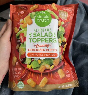 Salad toppers crunchy chickpea puffs