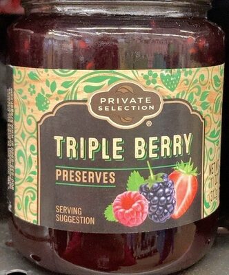 Triple berry preserves