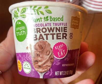 Plant Based Chocolate Truffle Brownie Batter