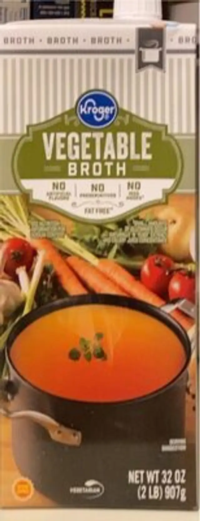 Vegtable Broth front packaging