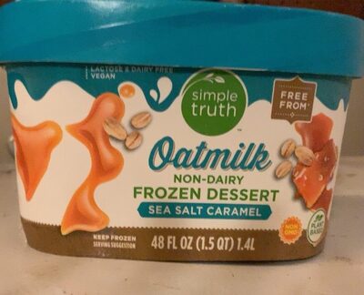 Sea salt caramel frozen dessert