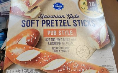 Bavarian Style Soft Pretzel Sticks