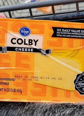 Colby cheddar cheese