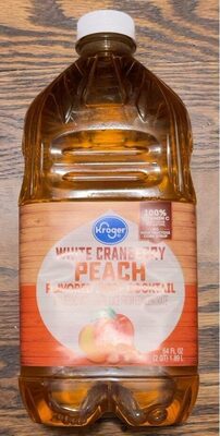 White Cranberry Peach Juice Cocktail