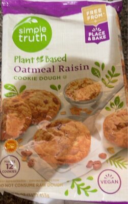 Plant based Oatmeal Raisin Cookies
