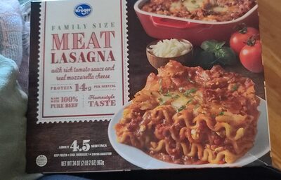 Family Size Meat Lasagna