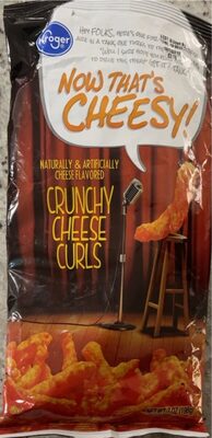 Crunchy cheese curls