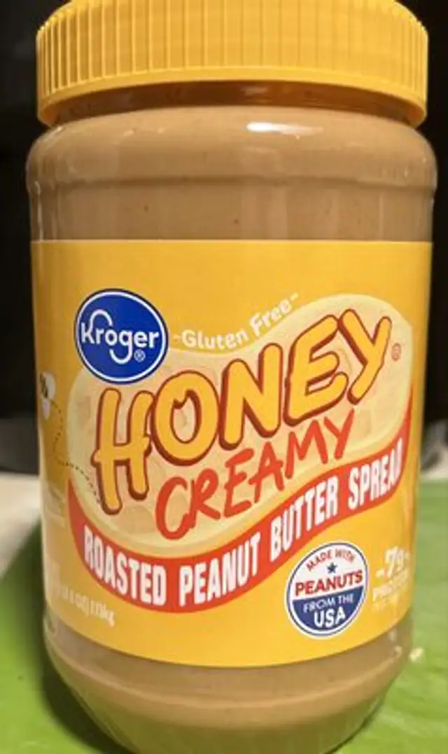 Honey Creamy Peanut Butter front packaging