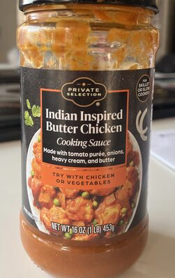 Indian Inspired Butter Chicken Cooking Sauce
