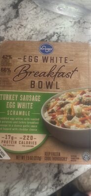 Egg White Breakfast Bowl front packaging