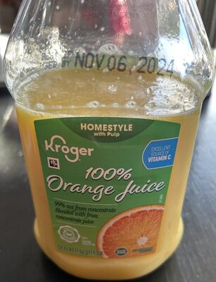 Homestyle Orange Juice With Pulp