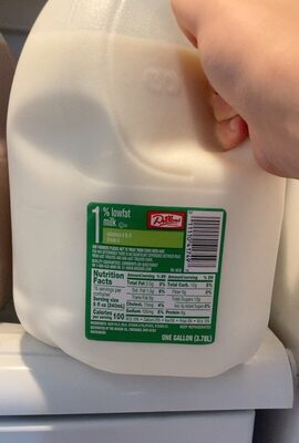 1% low fat mil front packaging