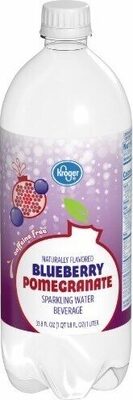 Blueberry pomegranate sparkling water