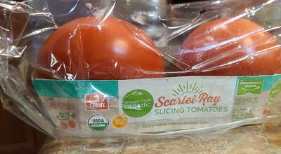 Scarlet Ray Slicing Tomatoes front packaging
