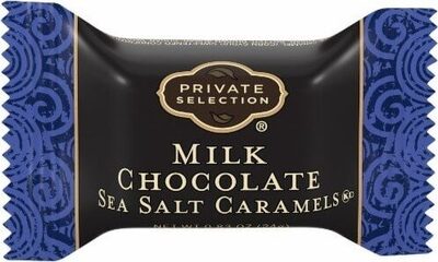 Milk chocolate sea salt caramels