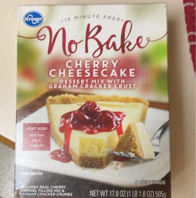 No Bake Cherry Cheesecake