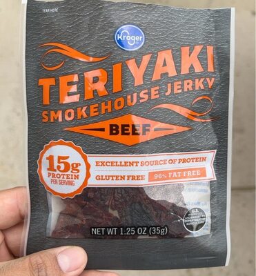 Teriyaki smokehouse beef jerky