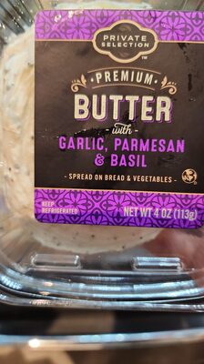 Garlic butter front packaging