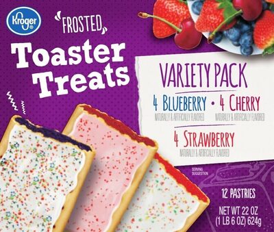 Frosted toaster treats variety