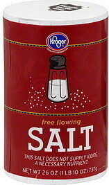 Free-Flowing Salt front packaging