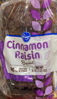 Cinnamon Raisin Bread front packaging
