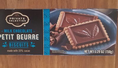 Milk Chocolate Petit Beurre Biscuits