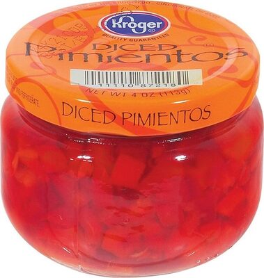 Diced pimientos