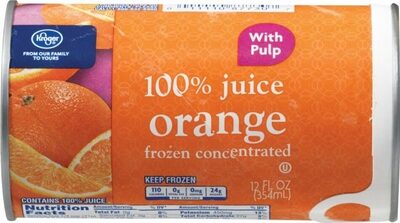 Frozen Orange Juice Cconcentrate With Pulp