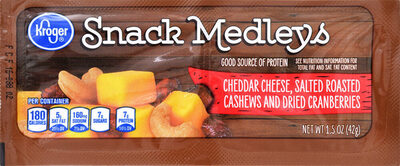 Snack Medleys front packaging