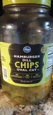 Hamburger Dill chips oval cut
