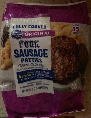 Pork Sausage Patties front packaging