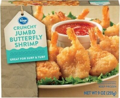 Crunchy jumbo butterfly shrimp