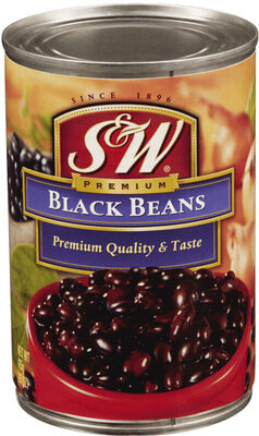 S&W Sorte Bønner 439g