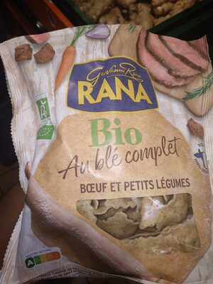 Pâtes fraiches aux blé complète au œufs, farcies à la viande de bœuf et aux petits légumes