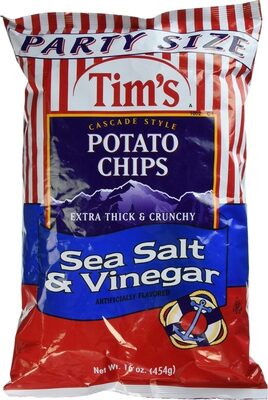Style potato chips sea salt & vinegar
