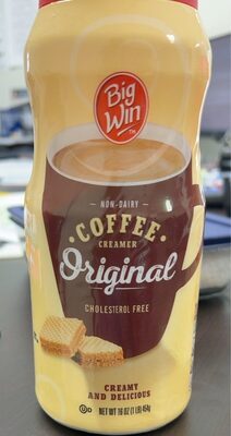 Coffee creamer front packaging