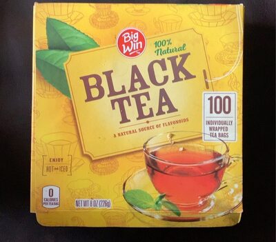 BLACK TEA front packaging