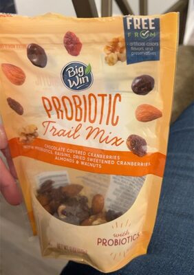 Chocolate covered cranberries with probiotics