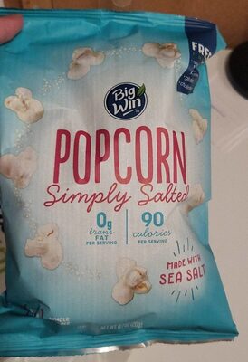 Popcorn front packaging