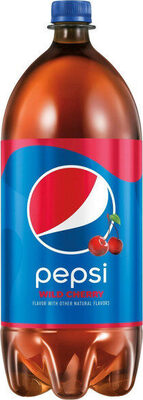 Wild cherry flavored cola soda