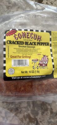 Cracked Black Pepper Smoked Sausage