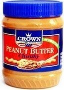 Crown Peanut Butter Chunky front packaging