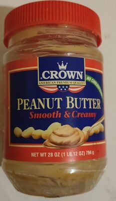 Peanut butter front packaging