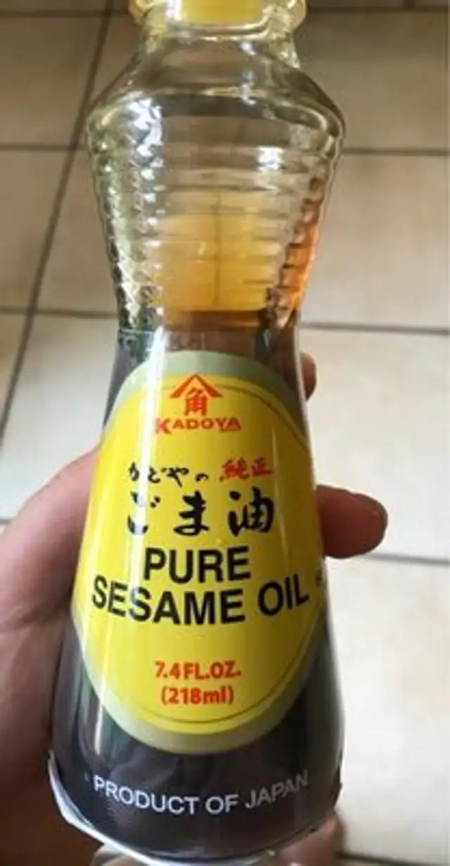 Pure Sesame Oil nutrition facts table