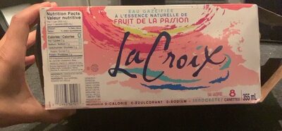 Eau Gazéifiée à l’essence naturelle de fruit de la passion