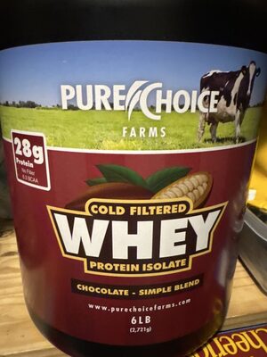 Chocolate whey, protein isolate
